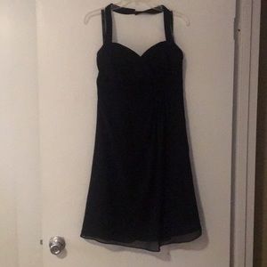 Black Formal Size 12 Alfred Angelo Halter Dress